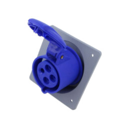 Conector: alimentare AC trifazate; IP&S; 32A; 250VAC; soclu; mamă