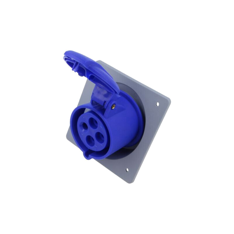 Conector: alimentare AC trifazate; IP&S; 32A; 250VAC; soclu; mamă Conector: alimentare AC trifazate; IP&S; 32A; 250VAC; soclu; mamă