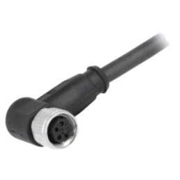 Conector: M8; mamă; PIN: 4; în unghi 90°; cu cablu; mufă; 7,5m