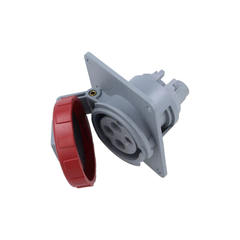 Conector: alimentare AC trifazate; IP&S; 16A; 415VAC; soclu; mamă