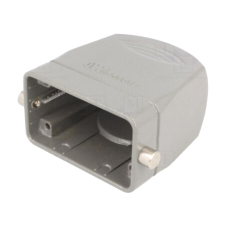 Enclosure for connectors: HDC; size 10B; for cable; for latch