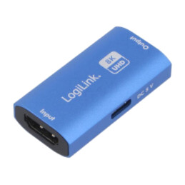 Cablu; HDMI soclu x2,USB C mufă; HDMI 2.1; albastră; aluminiu
