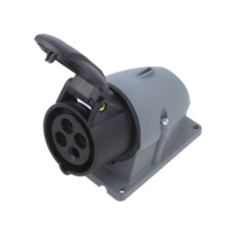 Conector: alimentare AC trifazate; IP&S; soclu; mamă; PIN: 4; IP44