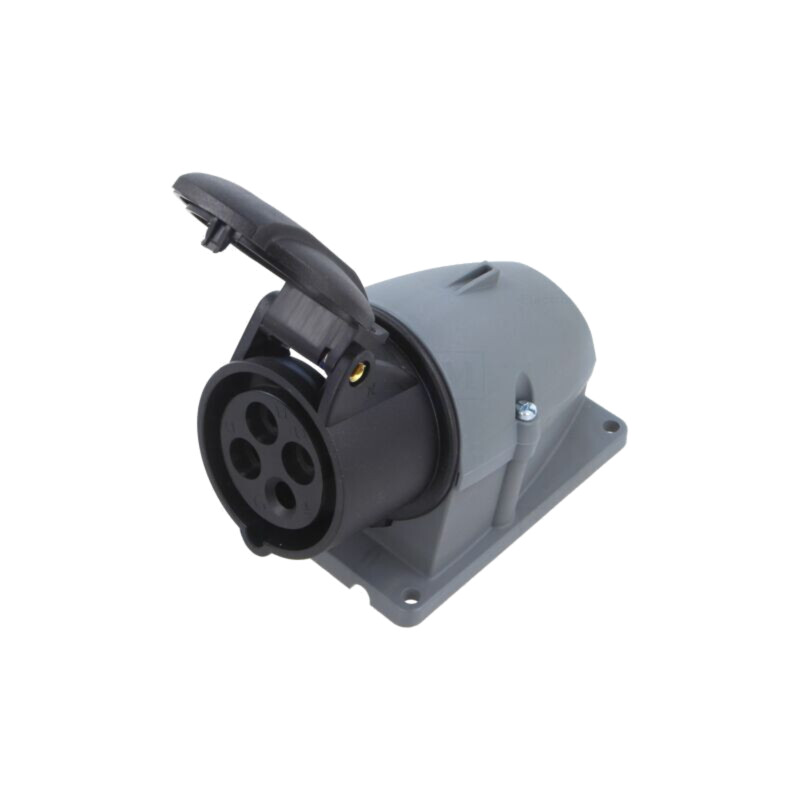 Conector: alimentare AC trifazate; IP&S; soclu; mamă; PIN: 4; IP44 Conector: alimentare AC trifazate; IP&S; soclu; mamă; PIN: 4; IP44