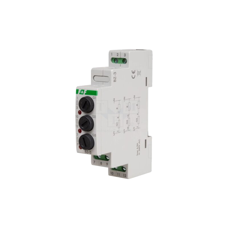 Modul: modul de protecţie; 250VAC; 250VDC; IP20; pentru şină DIN
