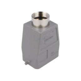 Enclosure for connectors: HDC; size 6B; for cable; Han; IP65; PG21