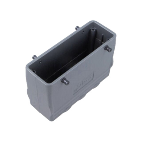 Enclosure for connectors: HDC; size H-B 24; for cable; straight