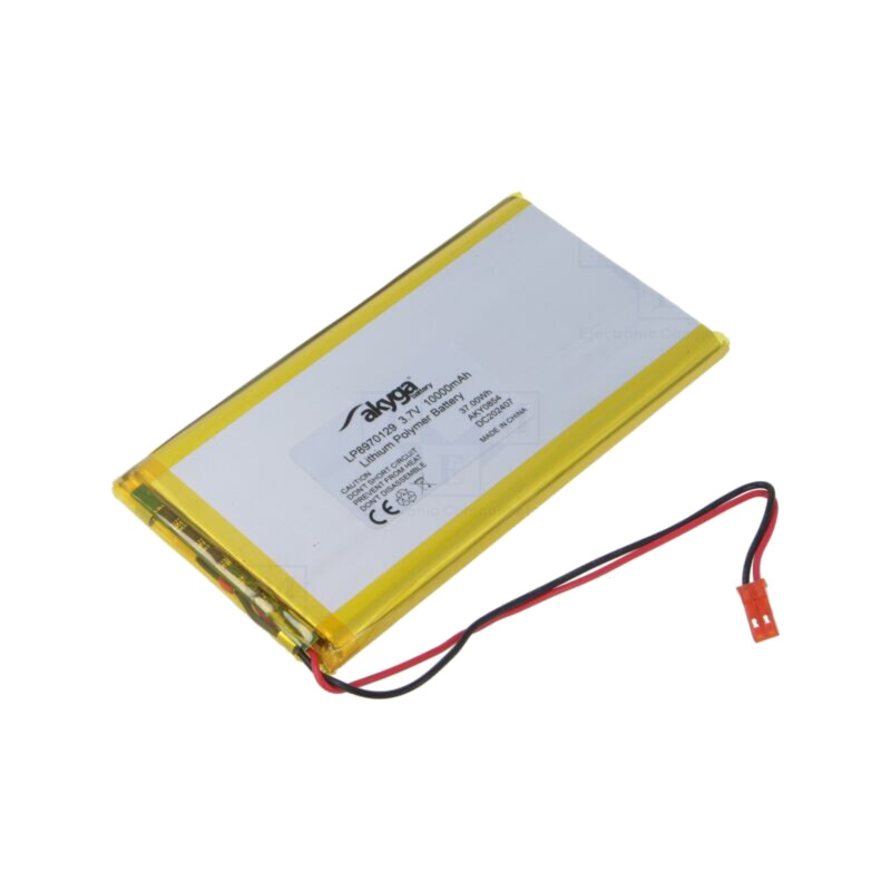 Acumul: Li-Po; 3,7V; 10000mAh; cabluri,contector JST SYP-02T-1 Acumul: Li-Po; 3,7V; 10000mAh; cabluri,contector JST SYP-02T-1