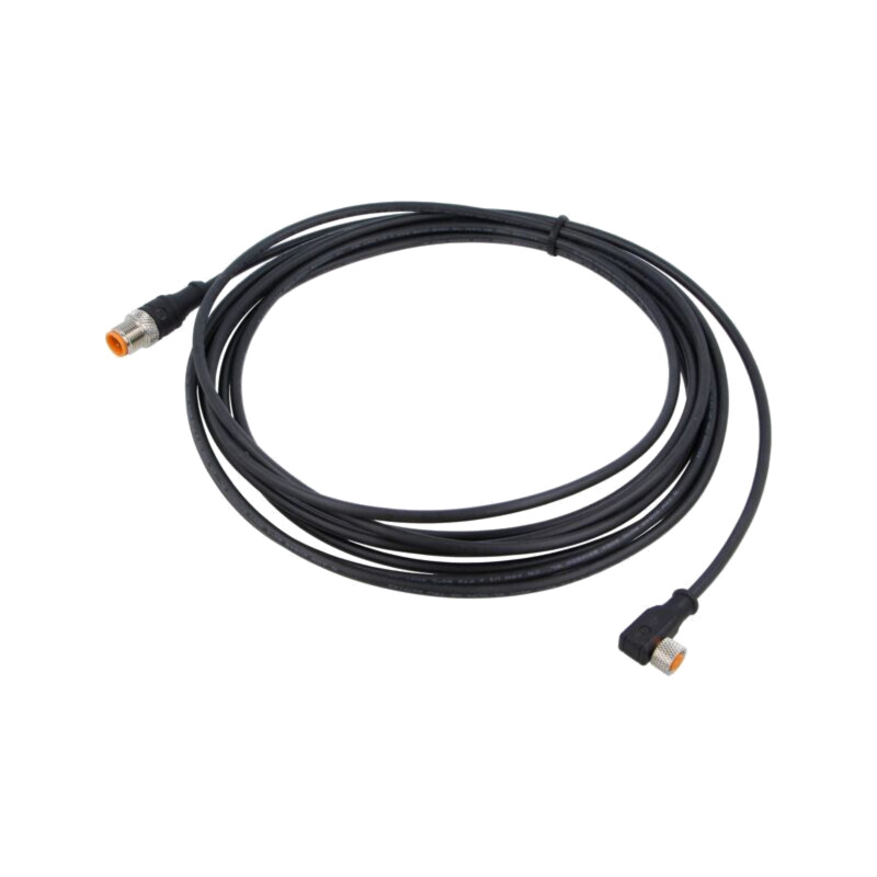 Cablu: pentru senzori/automatizări; M12,M8; PIN: 3; 5m; mufă; 30VDC Cablu: pentru senzori/automatizări; M12,M8; PIN: 3; 5m; mufă; 30VDC