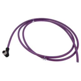 Cablu: pentru senzori/automatizări; M12; PIN: 5; ecranat,drept; 2m