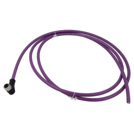 Cablu: pentru senzori/automatizări; M12; PIN: 5; ecranat,drept; 2m