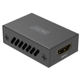 Repeater; HDMI soclu x2,USB C soclu; HDCP 2.3,HDMI 2.1; neagră