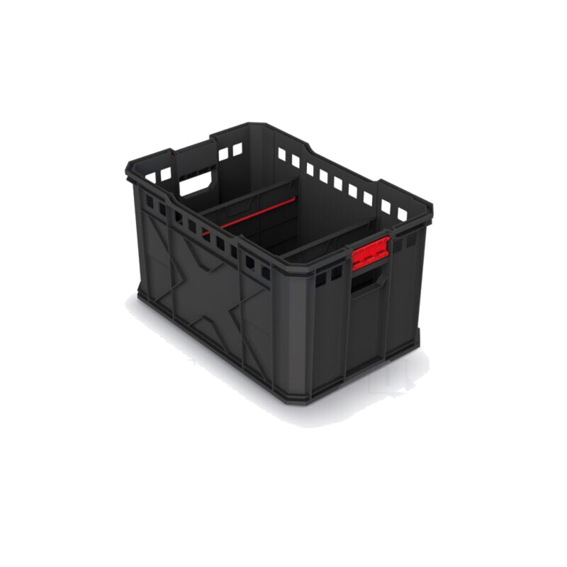 Container: pentru transport; polimer; neagră; 536x354x300mm; 50kg Container: pentru transport; polimer; neagră; 536x354x300mm; 50kg