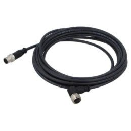 Cablu: pentru senzori/automatizări; PIN: 4; mufă; PUR; 5m