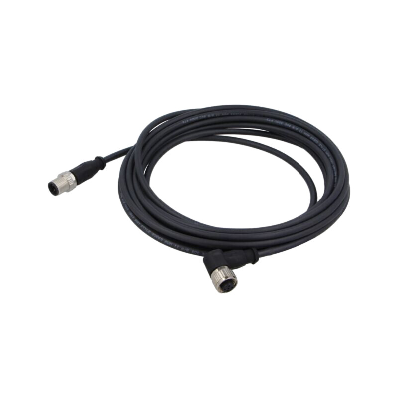 Cablu: pentru senzori/automatizări; PIN: 4; mufă; PUR; 5m Cablu: pentru senzori/automatizări; PIN: 4; mufă; PUR; 5m
