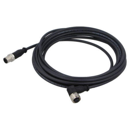 Cablu: pentru senzori/automatizări; PIN: 4; mufă; PUR; 5m