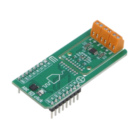 Click board; placă prototip; Comp: ADS1015; convertor A/D; 3,3VDC