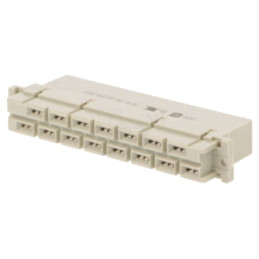 Conector: DIN 41612; mamă; PIN: 15; bornă cu arc; Versiune: tip H