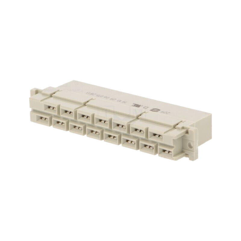 Conector: DIN 41612; mamă; PIN: 15; bornă cu arc; Versiune: tip H
