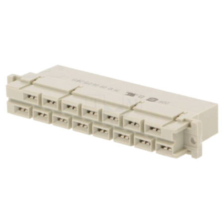 Conector: DIN 41612; mamă; PIN: 15; bornă cu arc; Versiune: tip H