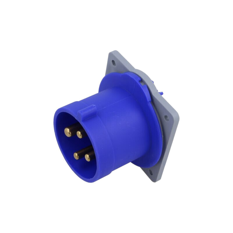 Conector: alimentare AC trifazate; IP&S; 32A; 250V; 250VAC; soclu Conector: alimentare AC trifazate; IP&S; 32A; 250V; 250VAC; soclu