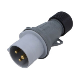 Conector: alimentare AC trifazate; IP&S; 16A; mufă; tată; PIN: 3