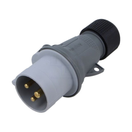 Conector: alimentare AC trifazate; IP&S; 16A; mufă; tată; PIN: 3