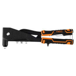 Kit: maşină de nituit manuală; mânere bicomponente; L: 260mm
