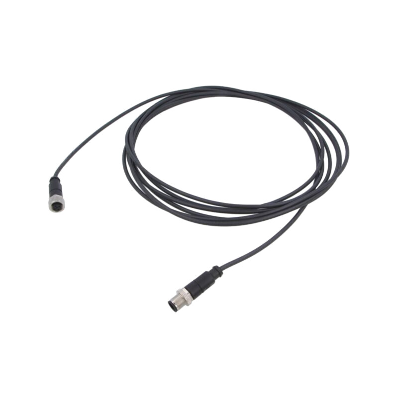 Cablu: pentru senzori/automatizări; PIN: 3; mufă; PUR; 5m
