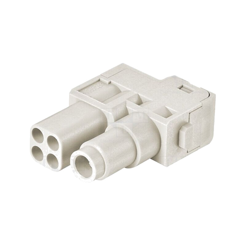 Conector: HDC; modul; mamă; 16A,70A; 400V,1kV; Han-Modular®; Han E® Conector: HDC; modul; mamă; 16A,70A; 400V,1kV; Han-Modular®; Han E®