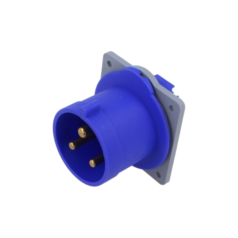 Conector: alimentare AC trifazate; IP&S; 32A; 250V; 250VAC; soclu Conector: alimentare AC trifazate; IP&S; 32A; 250V; 250VAC; soclu