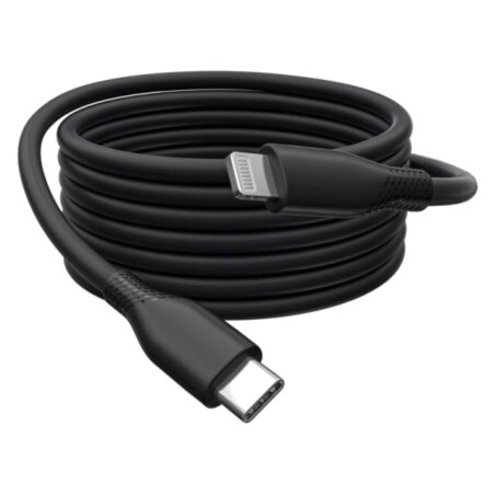Cablu; USB 2.0; mufă Apple Lightning,USB C mufă; nichelat; 2m