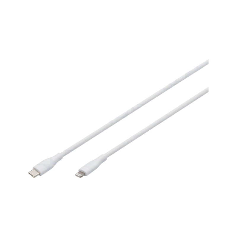 Cablu; USB 2.0; mufă Apple Lightning,USB C mufă; nichelat; 2m