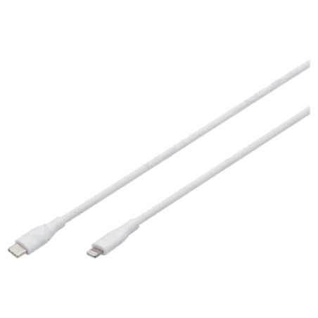 Cablu; USB 2.0; mufă Apple Lightning,USB C mufă; nichelat; 2m
