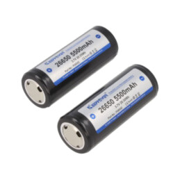 Acumul: Li-Ion; 26650; 3,7V; 5500mAh; Ø26,4x69,5mm; 2buc.