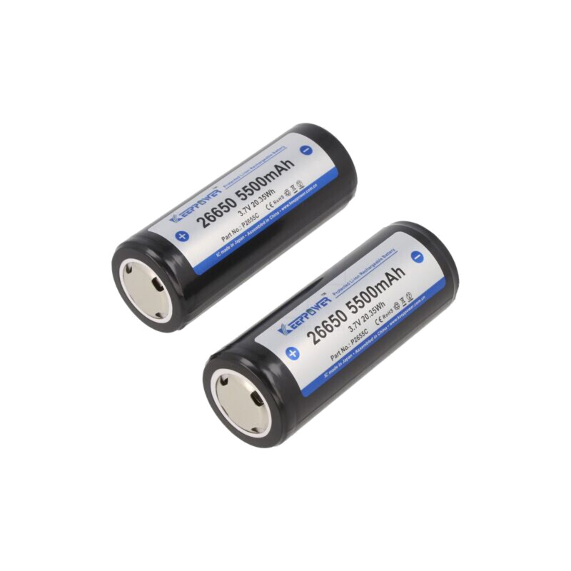 Acumul: Li-Ion; 26650; 3,7V; 5500mAh; Ø26,4x69,5mm; 2buc. Acumul: Li-Ion; 26650; 3,7V; 5500mAh; Ø26,4x69,5mm; 2buc.