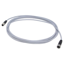 Cablu: pentru senzori/automatizări; PIN: 4; mufă; PVC; 5m