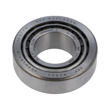 Lagăr: conice; Øint: 30mm; Øext: 62mm; W: 21,25mm; oţel pt.rulmenţ