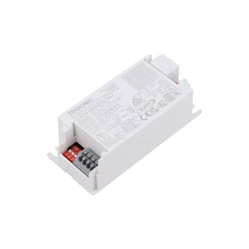 Alimentator: pulsatoriu; LED; 45W; 15÷50VDC; 700÷1050mA; IP20; LC Alimentator: pulsatoriu; LED; 45W; 15÷50VDC; 700÷1050mA; IP20; LC