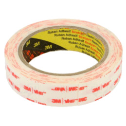 Bandă: de fixare; W: 25mm; L: 5,5m; Thk: 0,6mm; acril; albă; -35÷90°C