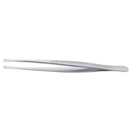 Pensetă; 120mm; pt.lucrări de precizie; Formă capăt vârf: plată