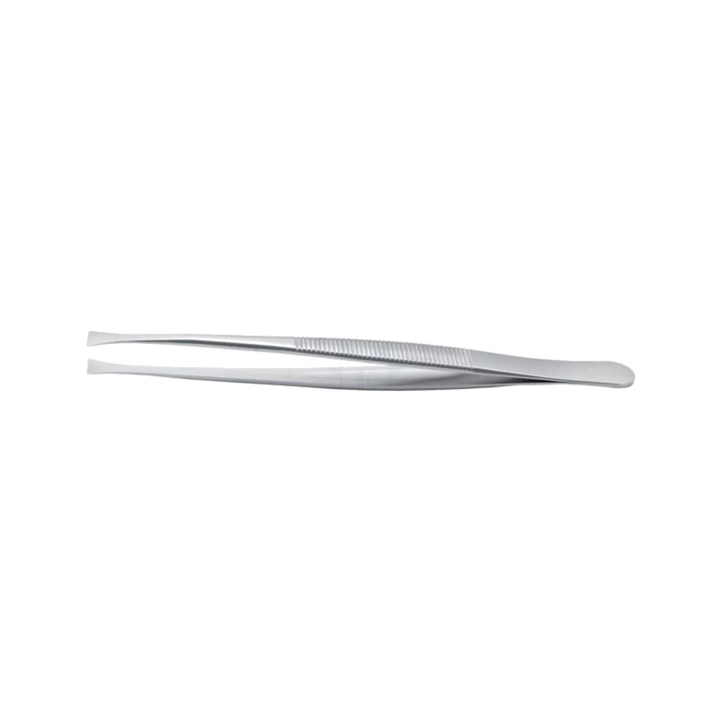 Pensetă; 120mm; pt.lucrări de precizie; Formă capăt vârf: plată
