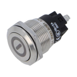 Comutator: anti-vandalism; Poz: 2; SPDT; 3A/240VAC; 3A/240VDC; 82