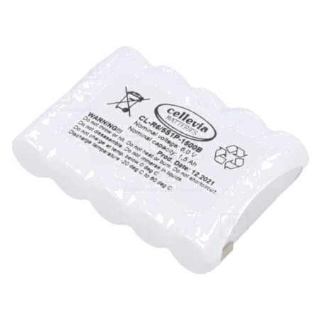 Acumul: Ni-MH; AA; 6V; 1500mAh; urechi pentru lipire; 71x15x52mm
