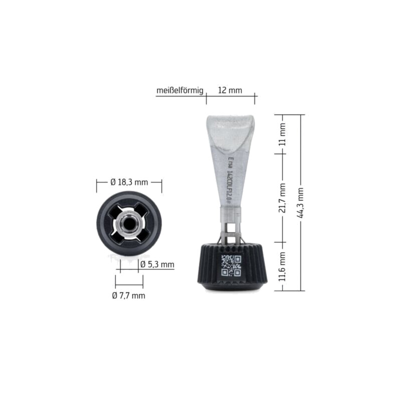 Vârf; tip şurubelniţă; 12mm; longlife; pentru staţie de lipit