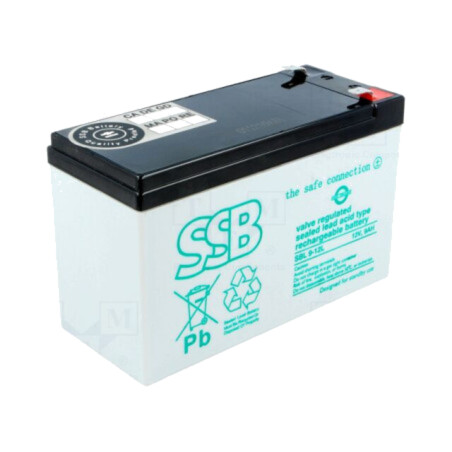 Acumul: plumb-acid; 12V; 9Ah; AGM; nu necesită întreţinere; 2,55kg