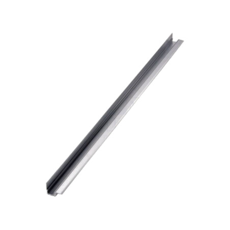 Profi pt.module LED; natural; L: 2m; KOZUS-CR; aluminiu; încastrat