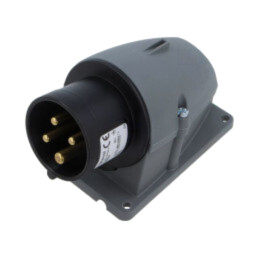 Conector: alimentare AC trifazate; IP&S; 16A; 500VAC; soclu; tată