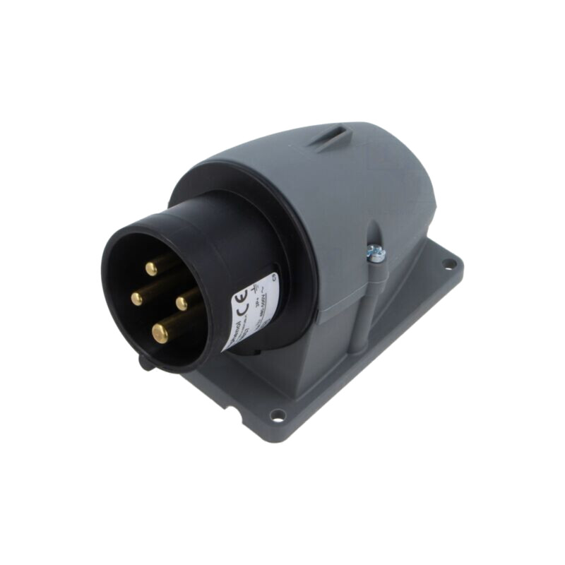 Conector: alimentare AC trifazate; IP&S; 16A; 500VAC; soclu; tată