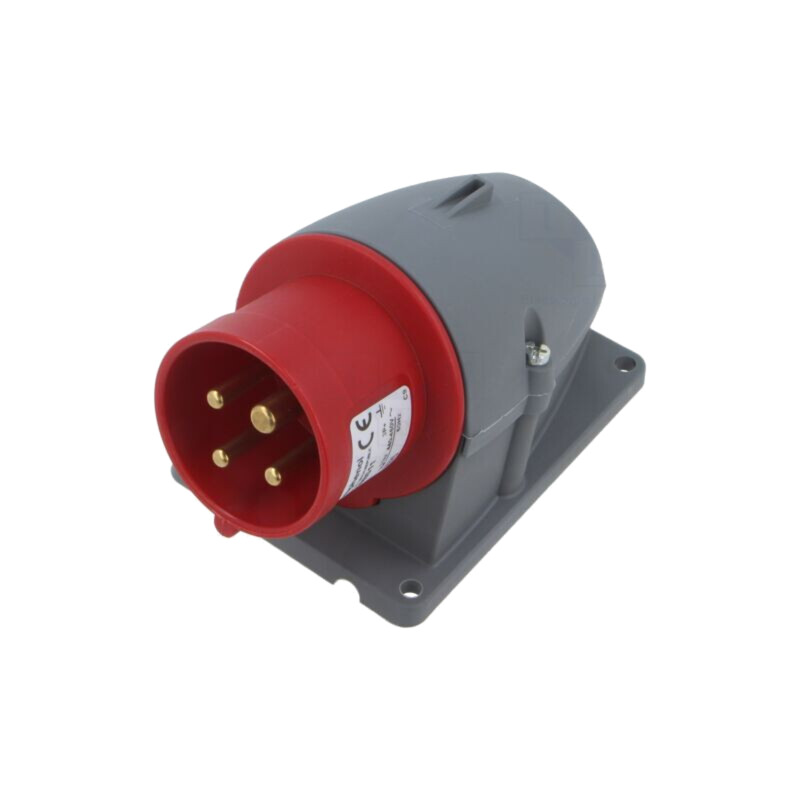 Conector: alimentare AC trifazate; IP&S; 16A; 460V; soclu; tată
